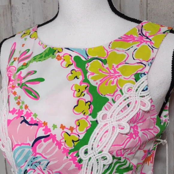NWT Lilly Pulitzer Multi-Color Floral Sleeveless Dress - Picture 2 of 10